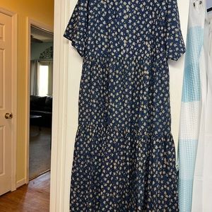 Short sleeve maxi EUC by Christy Dawn.